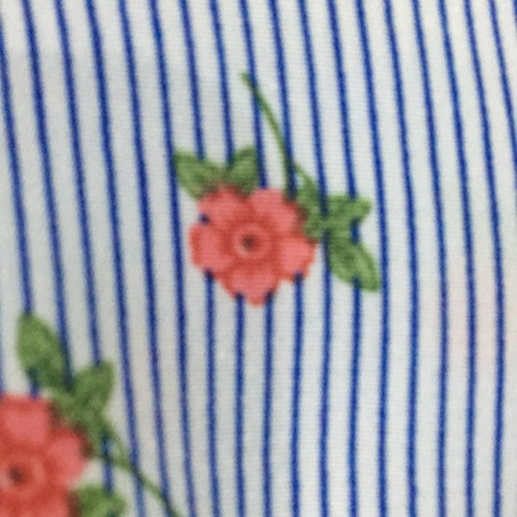 Rose patterned, Striped Shirt - Picture 3 of 3